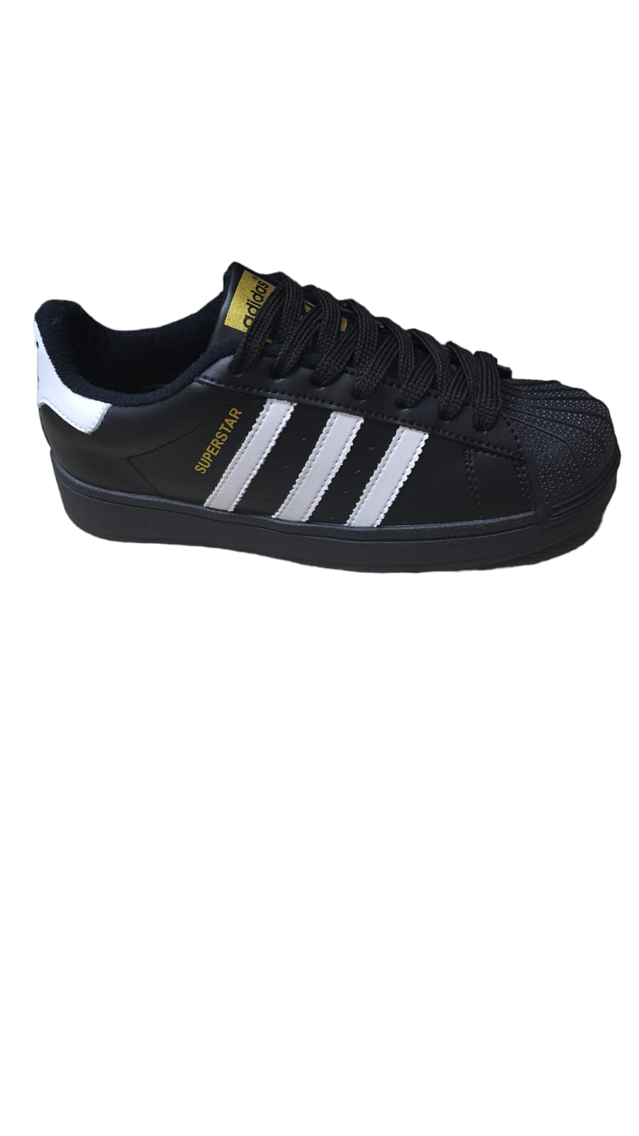 Adidas superstar negras con blanco best sale