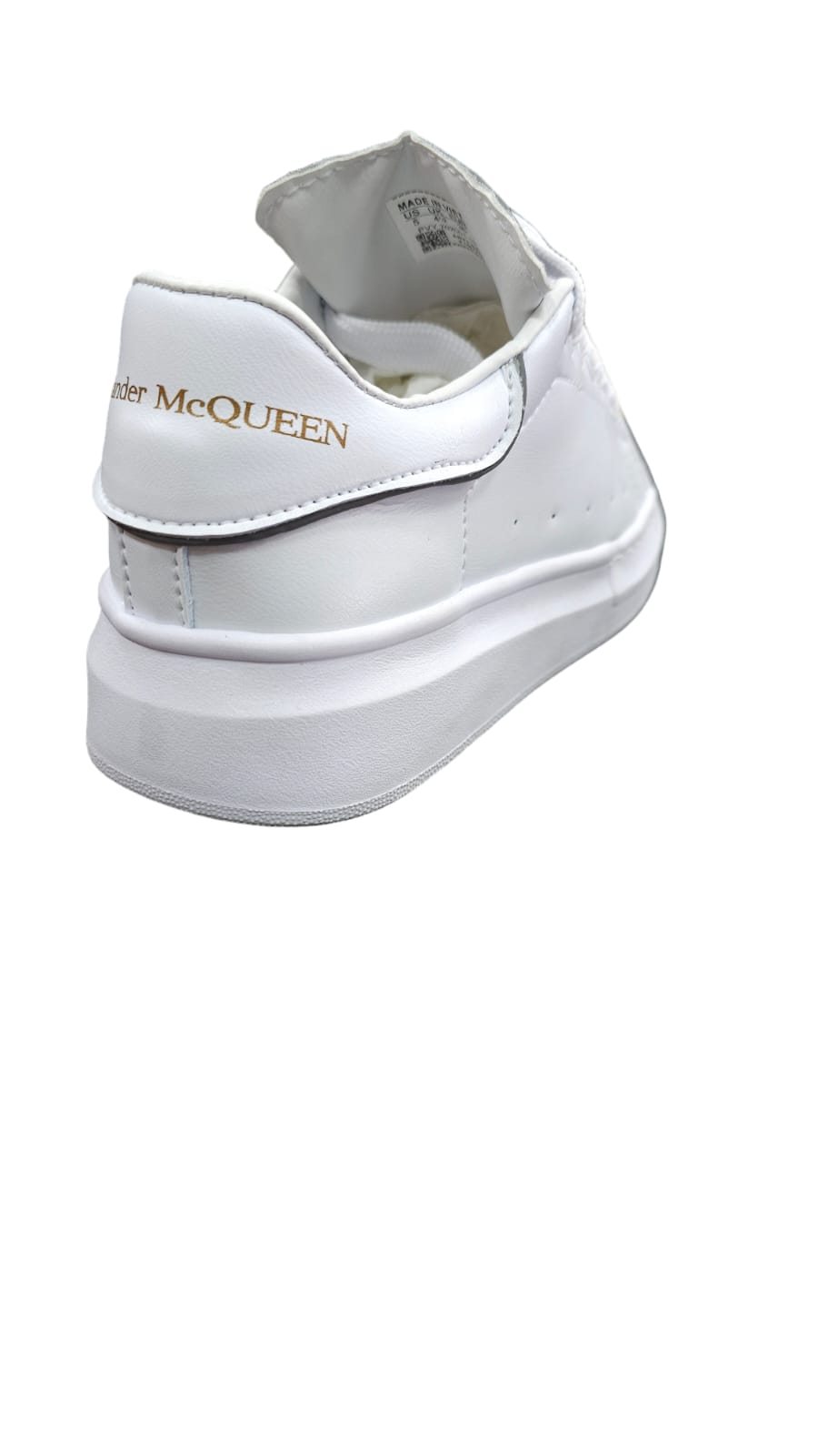 Tenis Alexander McQueen R eplica 2 A Blanco Refectivo